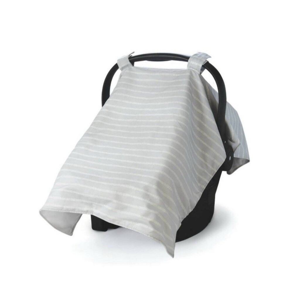 Go by Goldbug Car Seat Canopy - Gray Ticking Stripe